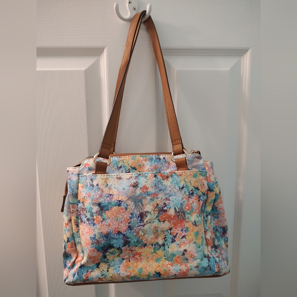 Rosetti Floral Multicolor Shoulder Bag - Picture 4 of 13